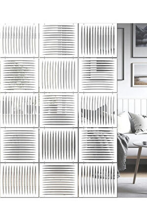 Lazer Kesim Sarkıt Paravan, Ahşap Seperatör, Panel Levha Seti Dekorasyon Ahşap Oda Bölücü seperatör