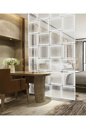 Lazer Kesim Sarkıt Paravan, Ahşap Seperatör, Panel Levha Seti Dekorasyon Ahşap Oda Bölücü seperatör