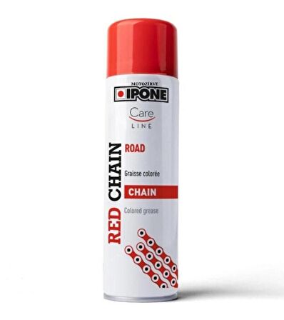 Ipone Red Chain Kırmızı Renkli Zincir Yağlama Spreyi 250 ml