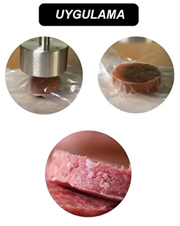 KÖFTE KALIBI KURABİYE KALIBI HAMBURGER ŞEKİLLENDİRİCİ 10CM