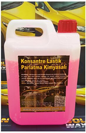 GOLDENWAX 2 KG Jel Lastik Parlatma Kimyasalı Oto Lastik Parlatıcısı Lastik Koruma Bakım Kimyasalı En İyi Oto Lastik Parlatıcı - Fark Yaratır