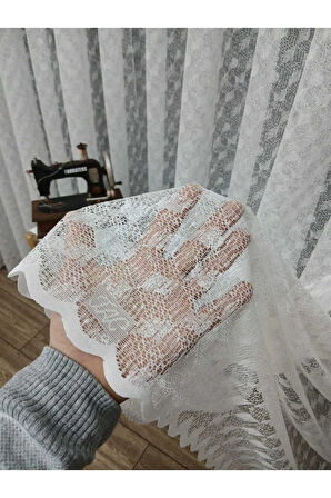 Farbateks Dikim Atlas Örme Modern 2kat Tül Perde