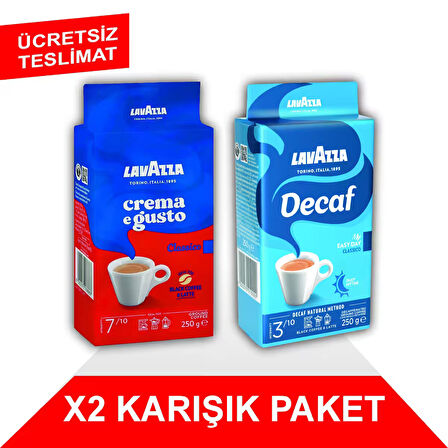 Crema e Gusto + Decaf My Easy Day Classico Filtre Kahve (250gr) 2'Li Paket