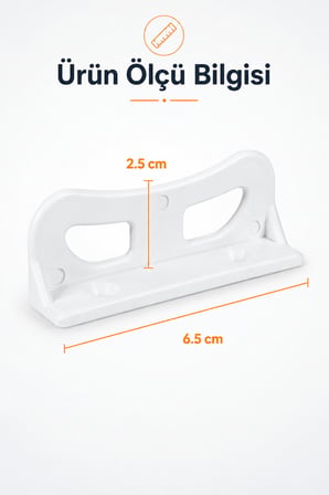 2 Adet Pimapen PVC Pencere Kapı Sineklik Kolu Plastik L Tipi Tutucu Tutamağı