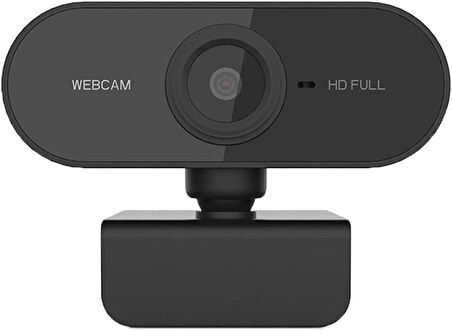 Microcase 1080P 360 Dönerli Mandal Kıskaçlı Full Hd Webcam Kamera ZR811 - SİYAH AL5148