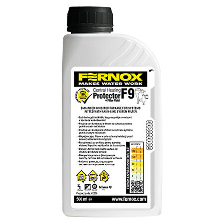 FERNOX PROTECTOR+ FILTER FLUID F9 (500 ml) Tesisat Koruyucu Sıvı