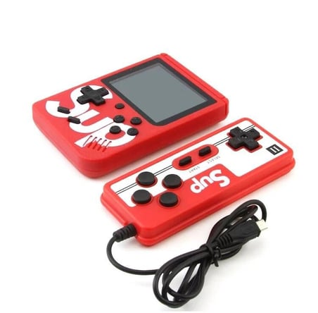 Premium Genç Arkat Sürpriz GC-01 Çift Kol 400 Nostalji Oyunlu Mini Atari Kırmızı