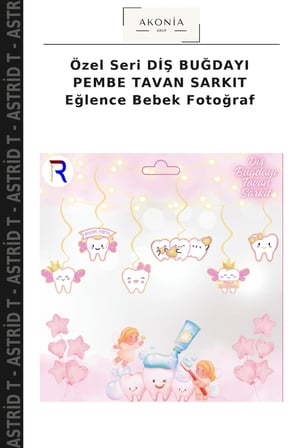 Özel Seri DİŞ BUĞDAYI PEMBE TAVAN SARKIT Eğlence Bebek Fotoğraf