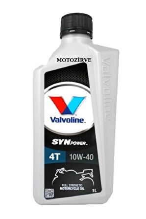 Valvoline Synpower 10w-40 4T Tam Sentetik Motosiklet Yağı 1 Litre