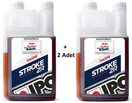 İpone Stroke 2R 2T Esterli % 100 Sentetik Yarış Performans Motor Yağı 1 Litre ( 2Adet)