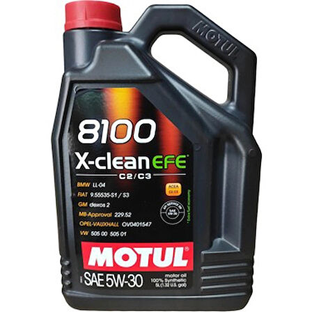 MOTUL 8100 X-CL EFE 5/30 5 LT