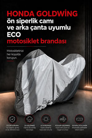 HONDA GOLDWİNG Modelleriyle Uyumlu ECO Motosiklet Brandası