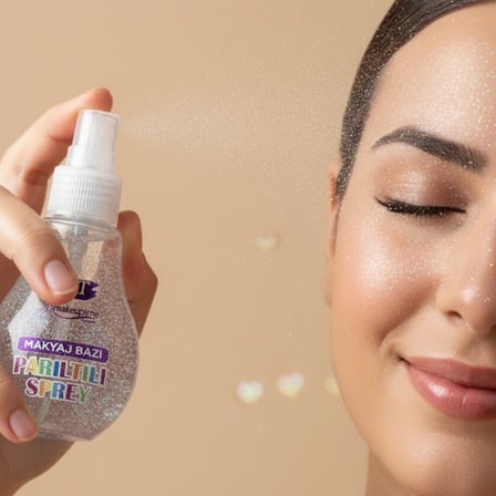 Kozmetik Işıltılı Aydınlık Pürüzsüz Canlı Görünüm Estetik Dokunuş Makyaj Hazırlığı Yüz Spreyi