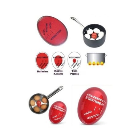 Özel Üretim Pişirme Ölçeri Zamanlayıcı Mutfak Eşyası Dublör Yumurta Egg Timer