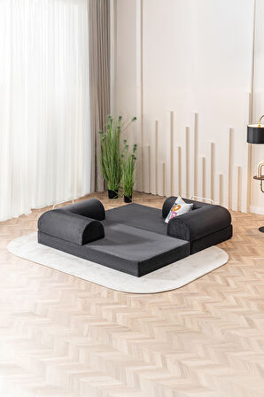 Bohem İkili Koltuk Füme