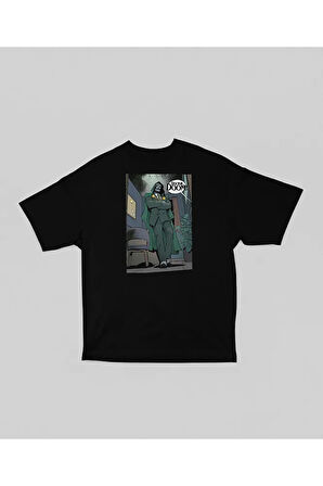 Marvel 2026 Doctor Doom Baskılı Unisex Oversize Tişört