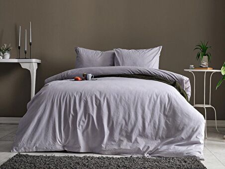 Dreamlife Nevresim Takımı Çift King Size - Gri