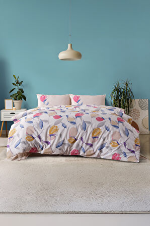 Easy Cotton Nevresim Takımı Tulips Tek Kişilik