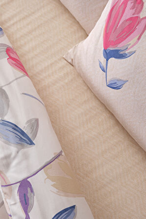 Easy Cotton Nevresim Takımı Tulips Tek Kişilik