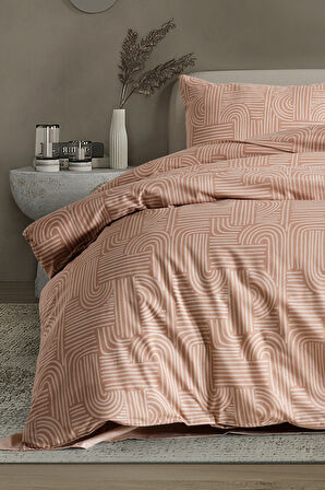 Nola Easy Comforter Nevresim Takımı Tek Kişilik Cappucino