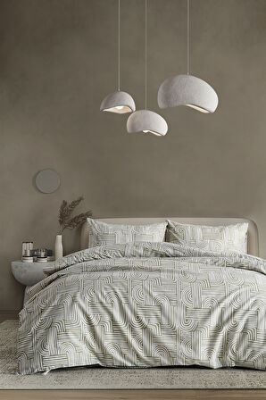 Nola Easy Comforter Nevresim Takımı Çift Kişilik Adaçayı