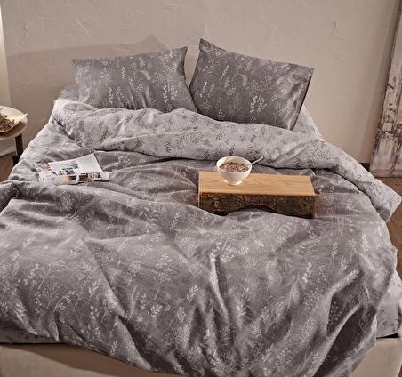 Easy Cotton Nevresim Takımı Sereal Tek King Size - Kahve
