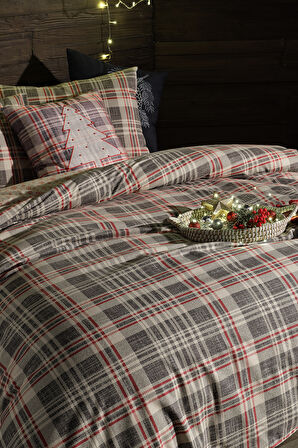 Flanel Nevresim Takımı Wendy Tek Kingsize Krem