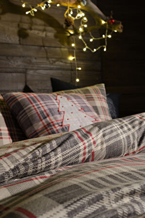 Flanel Nevresim Takımı Wendy Tek Kingsize Krem