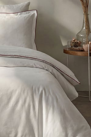 Luxury Nakışlı Nevresim Takımı Çift Lora