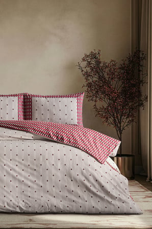 Luxury Ranforce Nevresim Takımı Çift Kravın