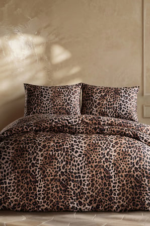 Luxury Saten Nevresim Takımı Tek Pantera