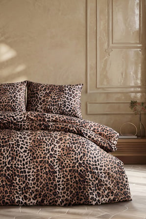 Luxury Saten Nevresim Takımı Tek Pantera