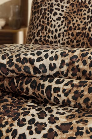 Luxury Saten Nevresim Takımı Çift Pantera