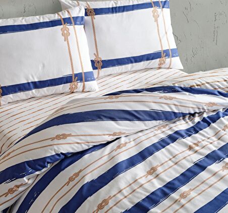 Marine Nevresim Takımı Serene Tek King Size - Beyaz