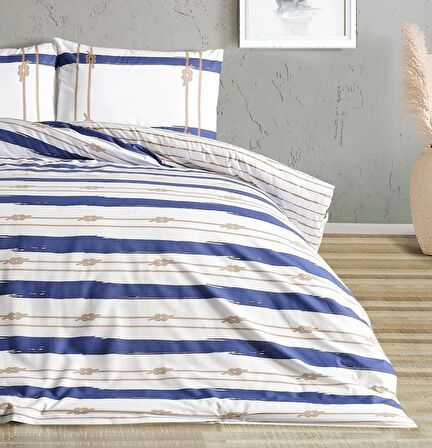 Marine Nevresim Takımı Serene Tek King Size - Beyaz