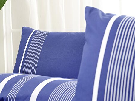 Marine Nevresim Takımı Atlante Tek King Size - Lacivert