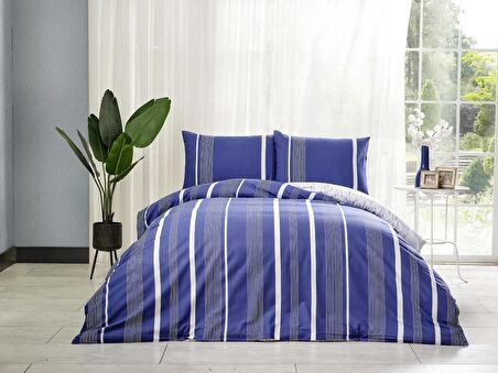 Marine Nevresim Takımı Atlante Çift King Size - Lacivert