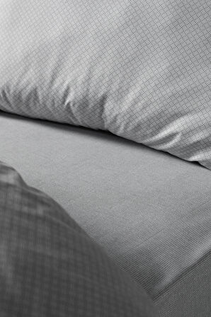 Pure Touch Nevresim Takımı Çift Kişillik Koyu Gri