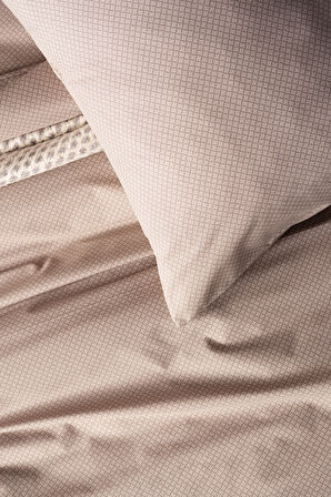 Pure Touch Nevresim Takımı Çift Kişillik Kahve 