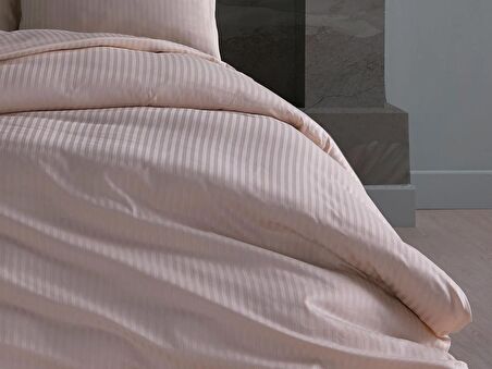 Saten Artline Nevresim Takımı Çift King Size - Krem