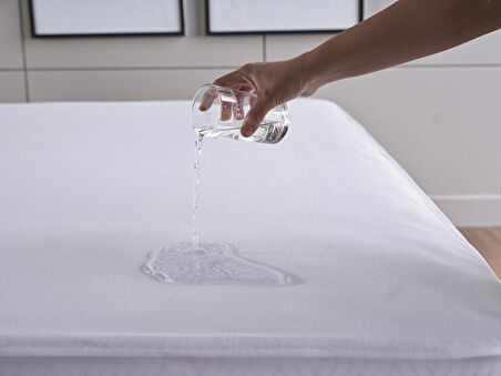 Perla Pamuklu Sıvı Geçirmez Fitted Alez - 150x200cm