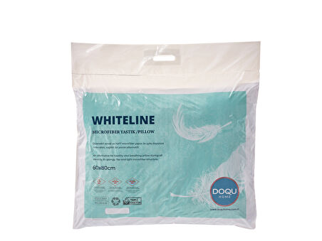 White Line Microfiber Yastık 60x80cm (1000gr)