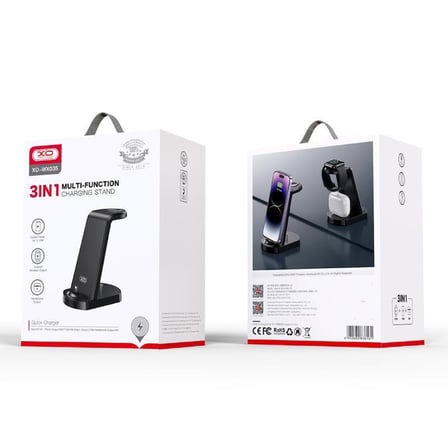 3 in 1 Çoklu Şarj İstasyonu ve Masaüstü Organizer (WX035) Masa Düzeni Telefon Tutucu Pratik Stant