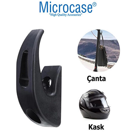 Microcase Scooter Elektrikli Bisikletler için Çok Fonksiyonlu  Yük Eşya Taşıma Aparatı Tutacak - SİYAH AL4786