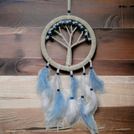 Premium Ev Hediyesi Duvar Süsü Tarz Süs Rüya Hayat Ağacı Dream Catcher