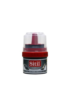 Özel Seri Seyahat Boyu Koruyucu Bakım Pürüzsüz Yüzey SİTİL Classic Siyah Ayakkabı Boyası 60gr
