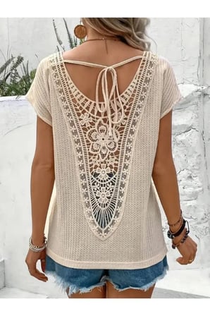 Tüy Baskılı Crew Neck Tank Top, Yaz Için Rahat Kolsuz Tank Top, Kadın Giyim