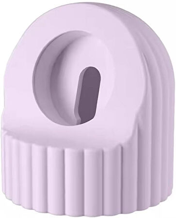 Microcase Apple Watch Bütün Serileri ile uyumlu Silikon Şarj Standı - LEVANDER AL4995