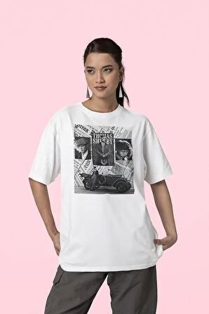 Thomas Shelby Baskılı Unisex Tişört, Oversize Peaky Blinders Tişört