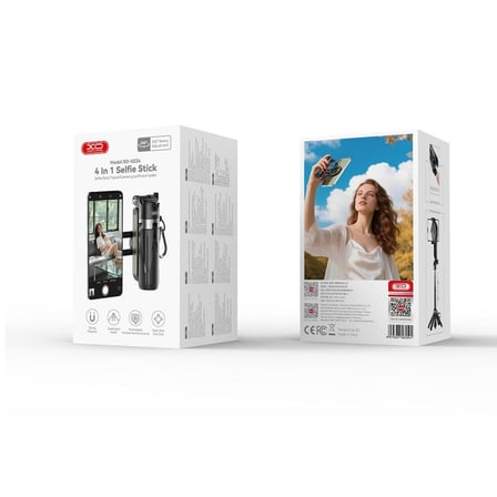 Özel Üretim SS24 Bluetooth V5.2 4'ü 1 Arada Selfie Çubuğu Taşınabilir Set Canlı Araç Telefon Ayağı